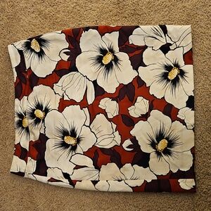 Ann Taylor Factory Floral Pencil Skirt